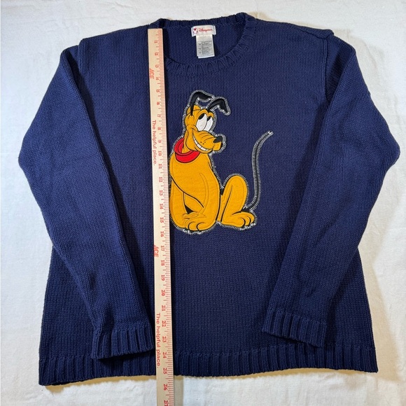 Vintage Disney Pluto Navy Sweater - Picture 2 of 8